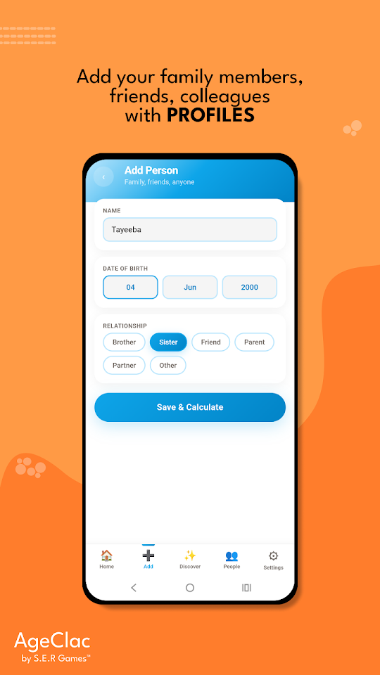 AgeCalc screenshot 2