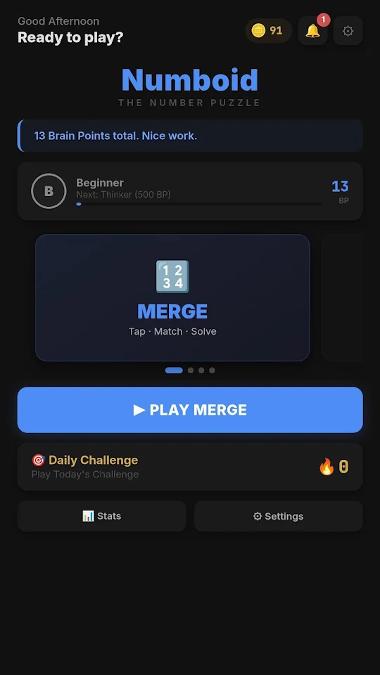 Numboid screenshot 1